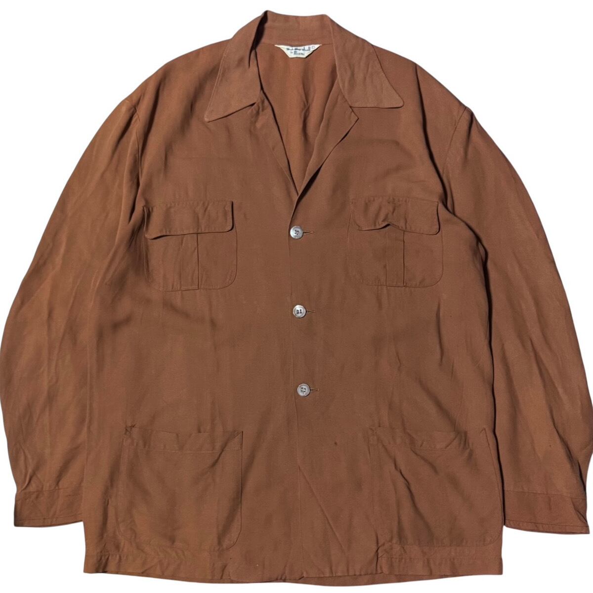稀少XXL-TALL PENDLETON オンブレ 開襟 ボードシャツ グレー | 古着屋