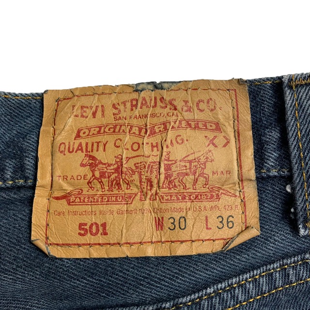 90's Levi's 501 black made in usa