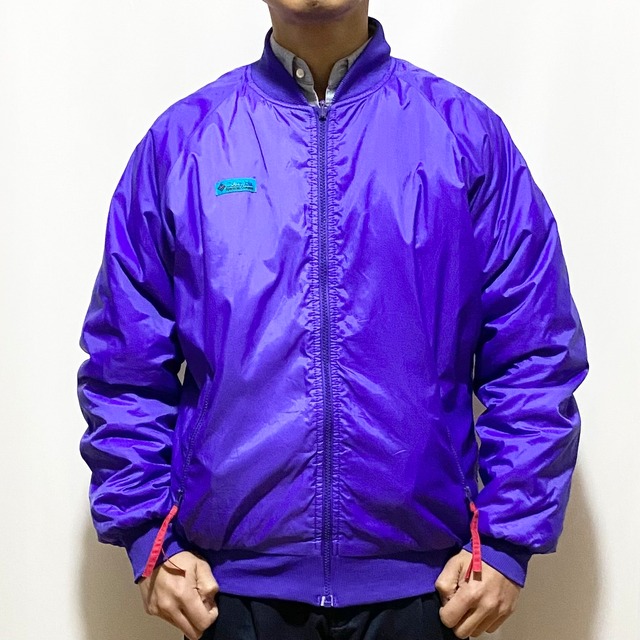 Columbia "Double Whammy" Jacket With Puff Jacket Green Purple Red 90s 80s |  IDLS Online
