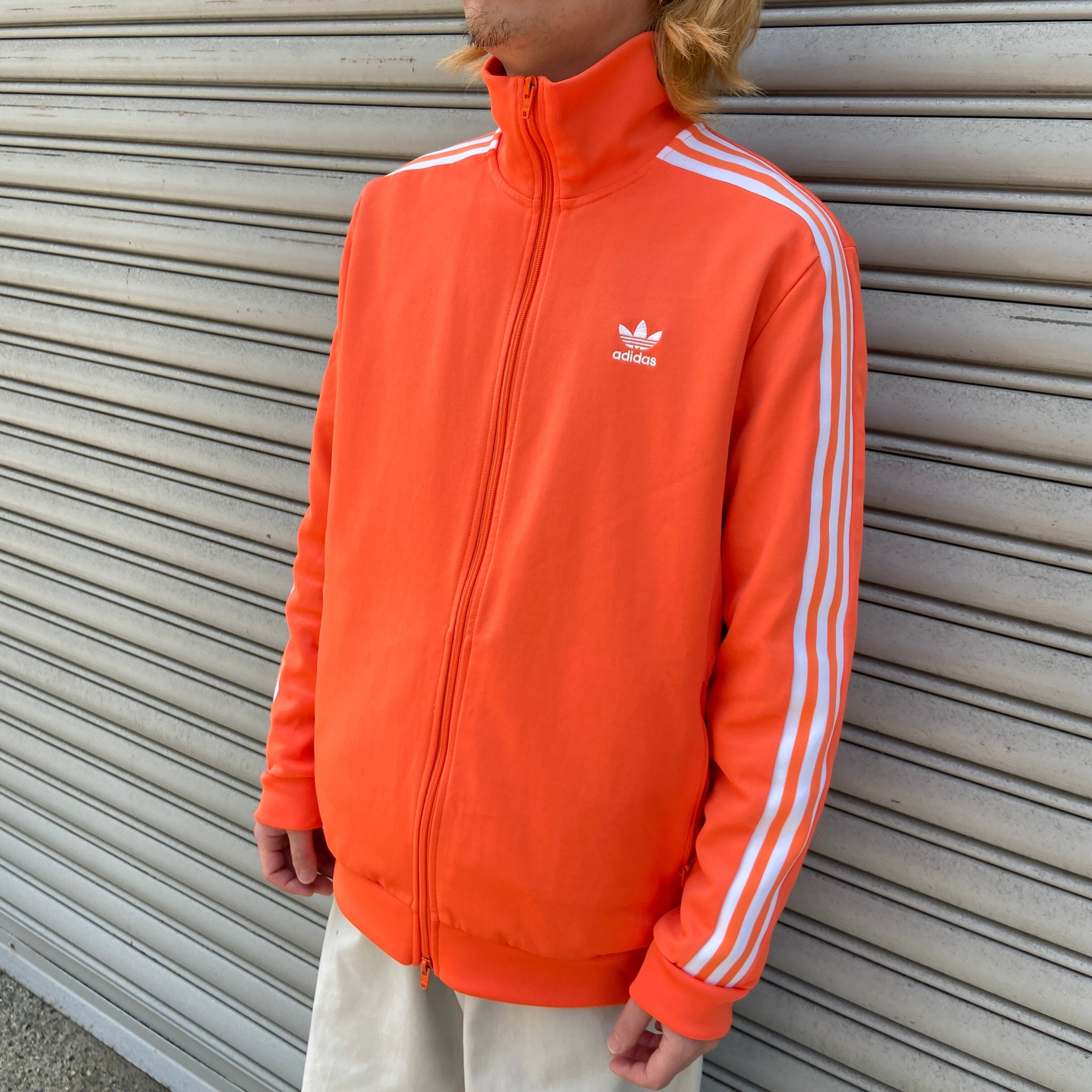 adidas Originals トラックジャケット オレンジ トレフォイル - ジャージ