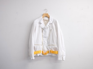 DIGAWEL”Biker shirt jacket White”