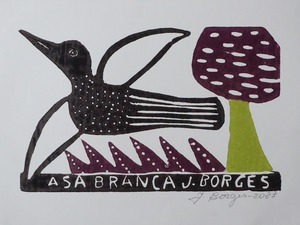 J. BORGES ジョタ・ボルジェス 木版画S【ASA BRANCA】