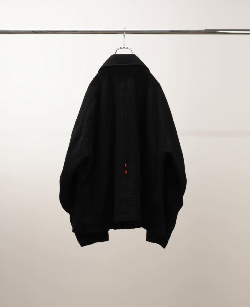 ジャケット・アウター ANCELLM PILLING WOOL DOUBLE BLOUSON PILLING WOOL DOUBLE BLOUSON(BROWN) – ANCELLM