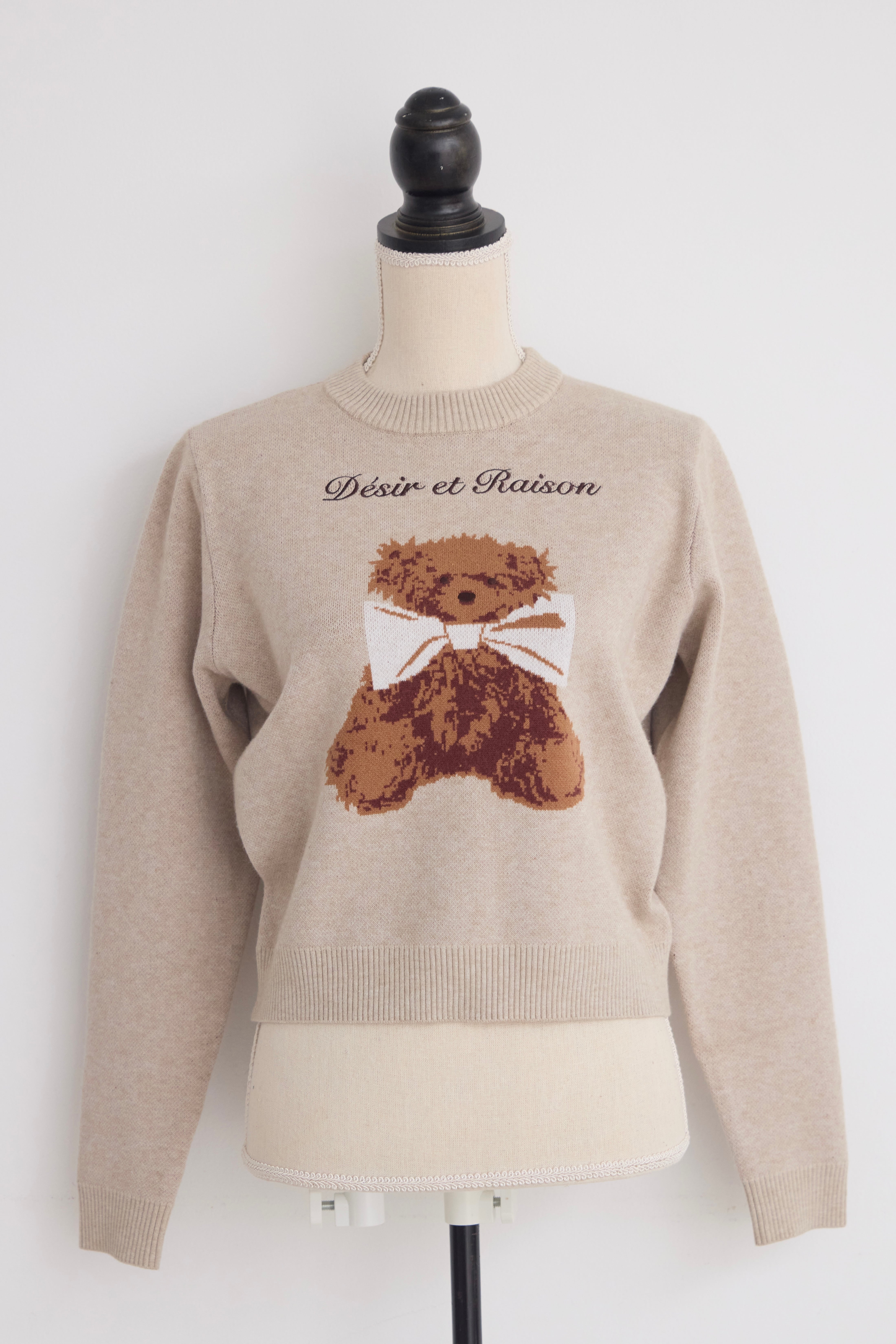 DÉSIR bear knit | Désir et Raison