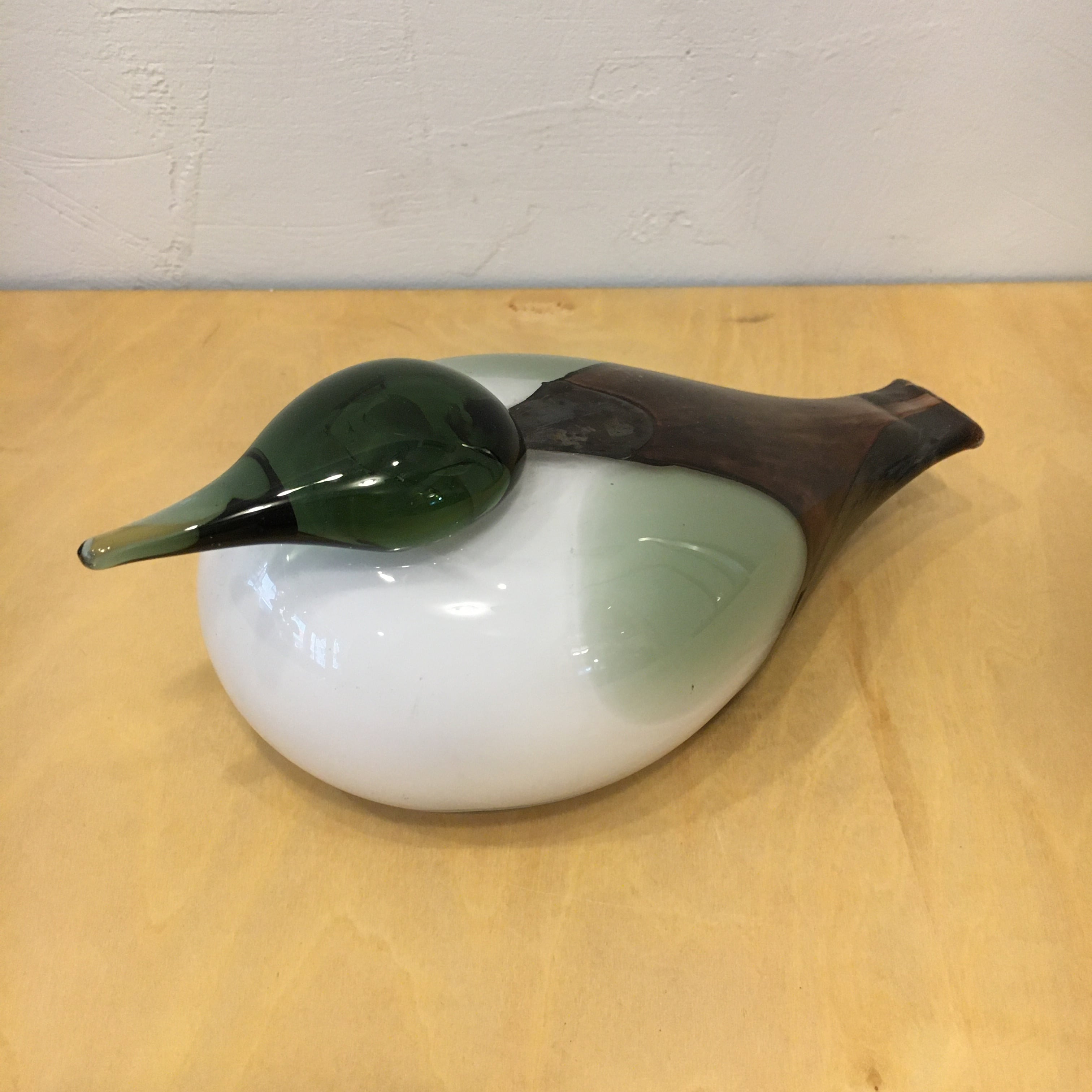 Nuutajarvi/ヌータヤルヴィ BIRDS ”Haahka/Eider” オイバ･トイッカ 廃盤 iittala イッタラ バード |  coshiki