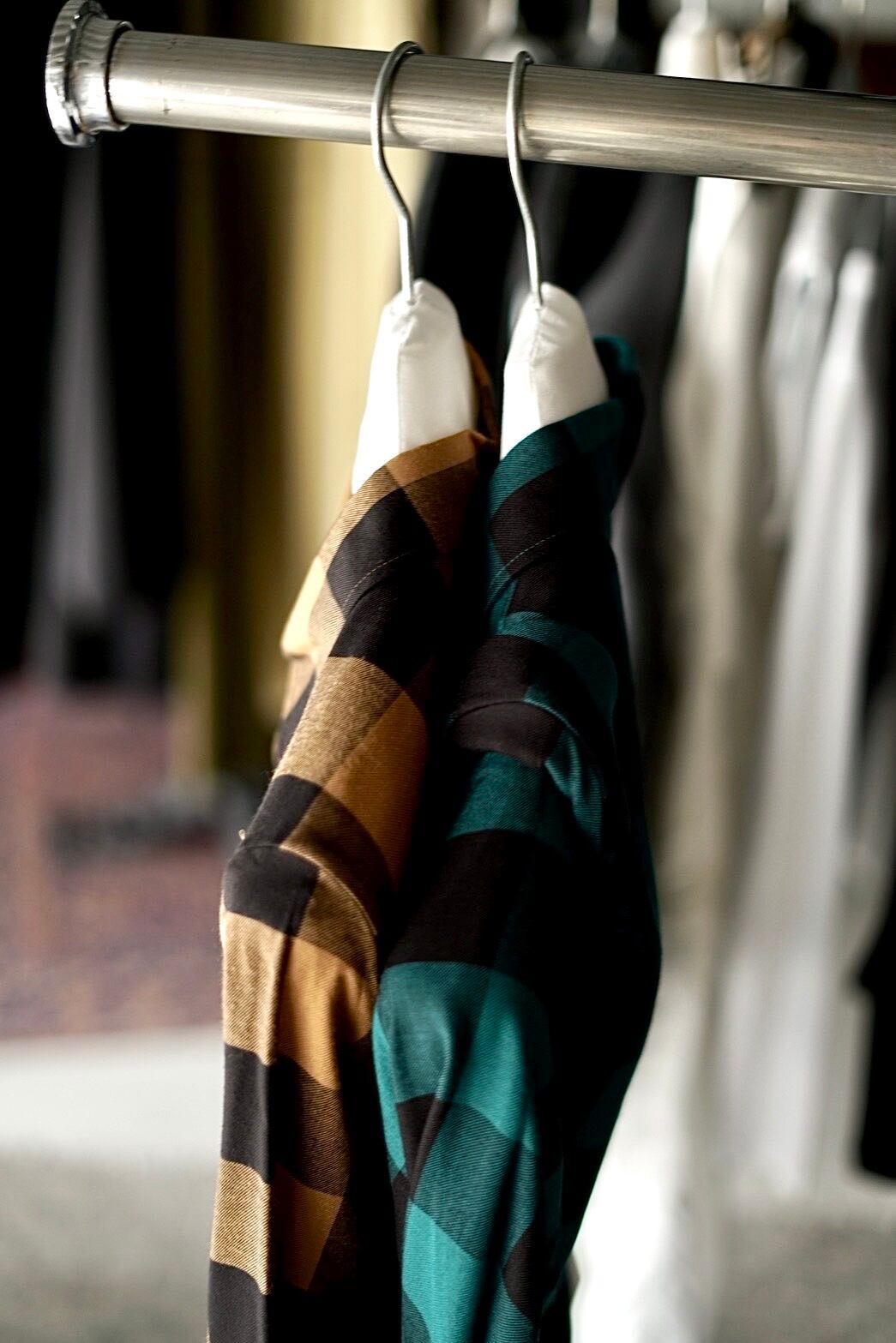 HYKE RAYON PLAID DRESS Coyote Brown サイズ1 RAYON PLAID DRESS-レーヨンプレイドドレス-HYKE（ハイク）通販| st