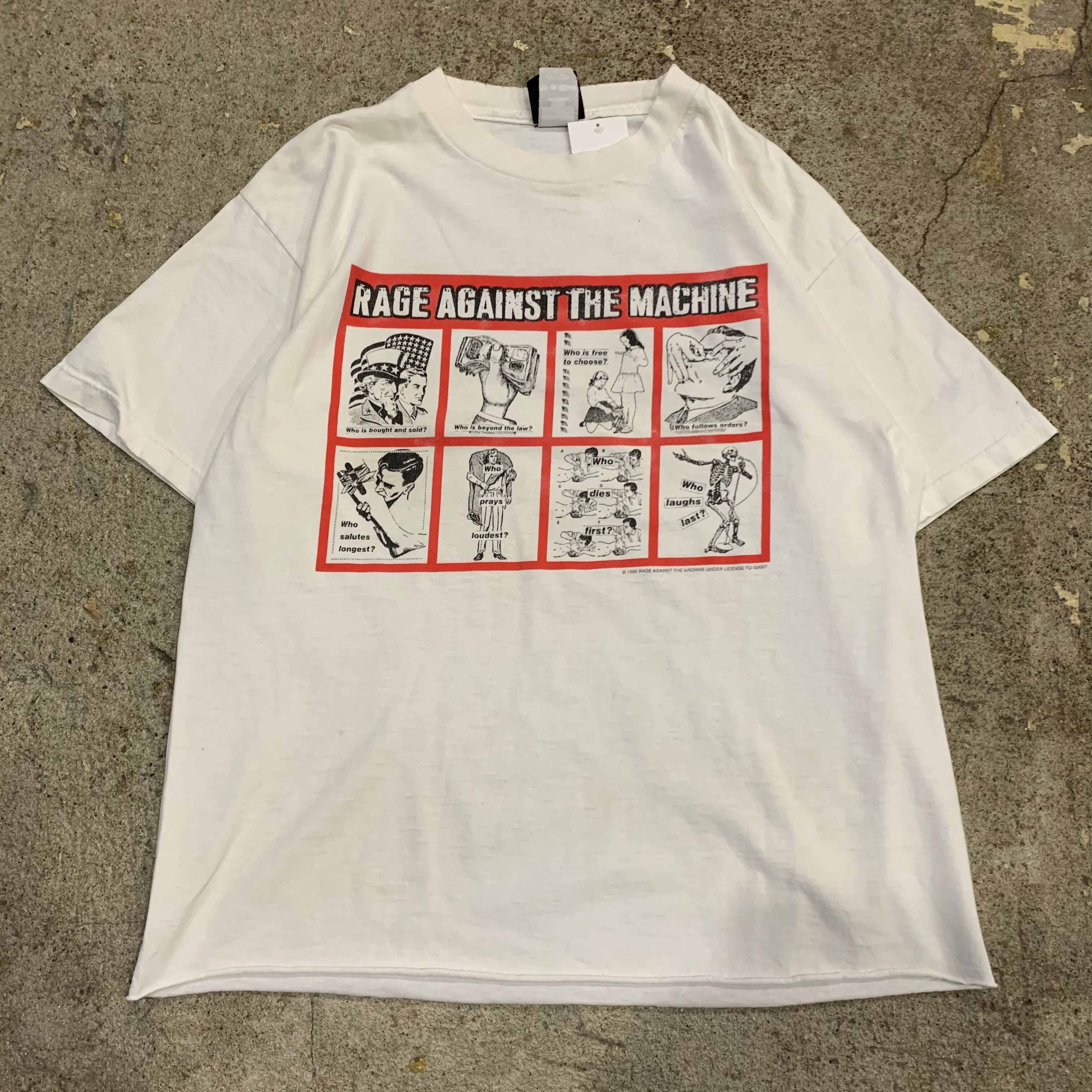 90s RAGE AGAINST THE MACHINE T-shirt | What