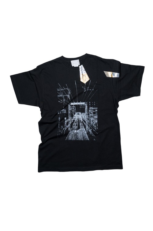 NO.1067　鶴間駅前陸橋からのTシャツ【神奈川】【XLサイズ】