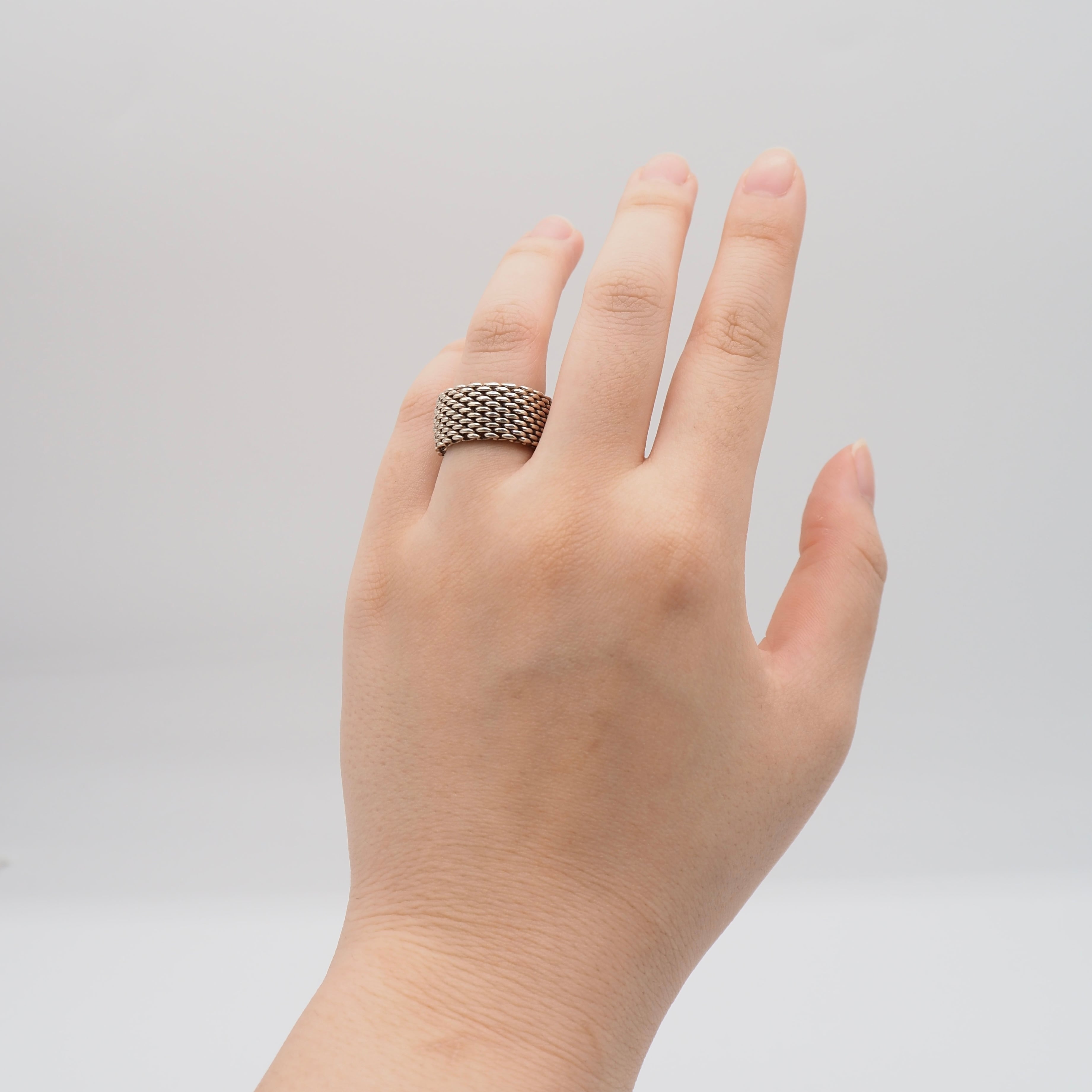 Tiffany&Co. 約13号 サマセットリング シルバー925 ティファニー