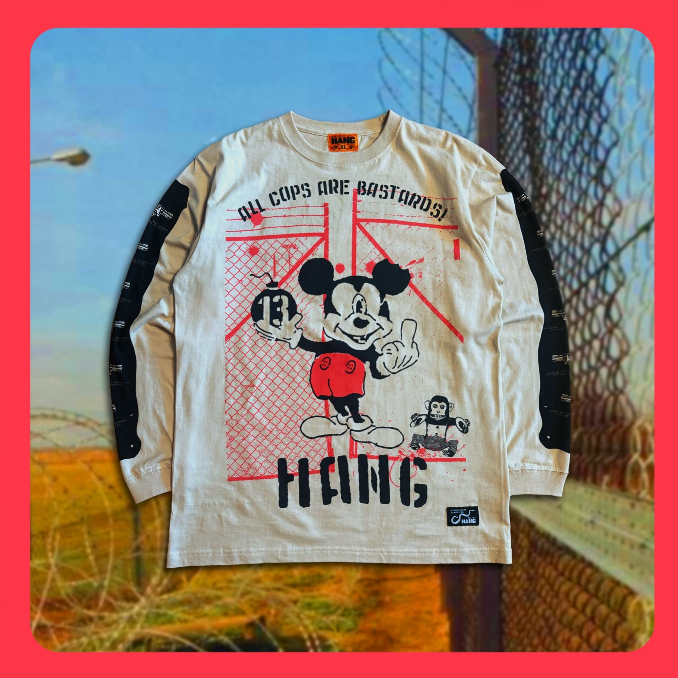 ［HANG］ALL COPS ARE BASTARDS long sleeve T-shirt