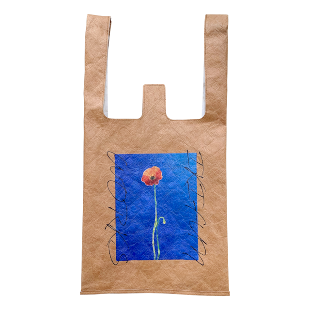 "I Have a Poppy" Tyvek Tote BAG