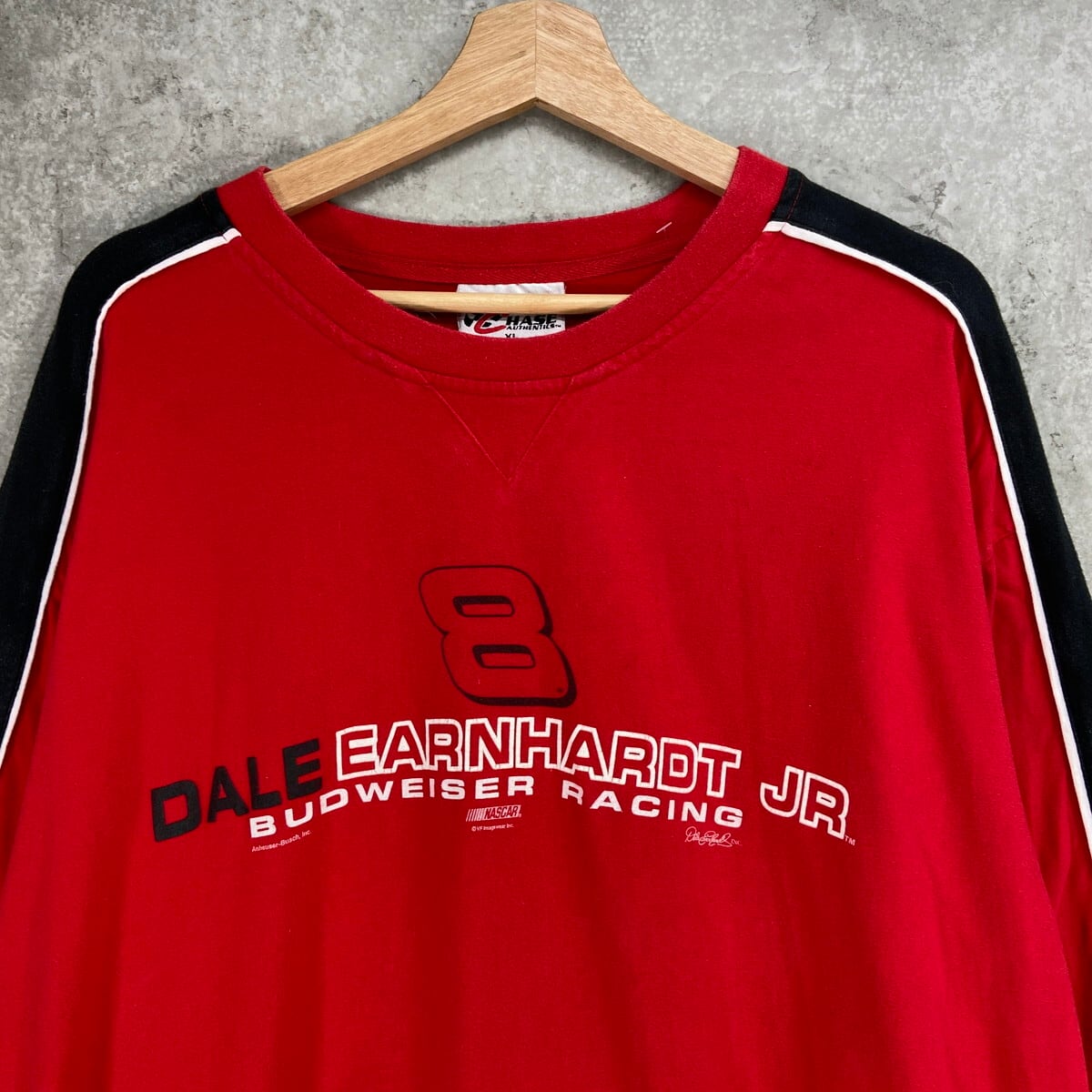 90~00年代 NASCAR Dale Earnhardt, Jr プリント ロングTシャツ ロンT