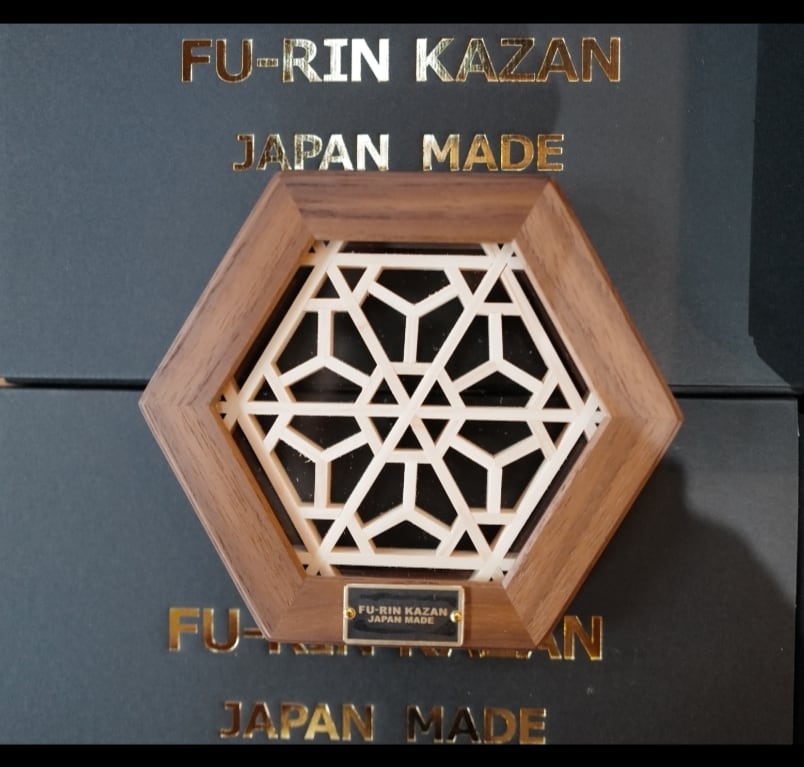 FU-RIN KAZAN ヘキサコースター 桜華グラス ウォルナット