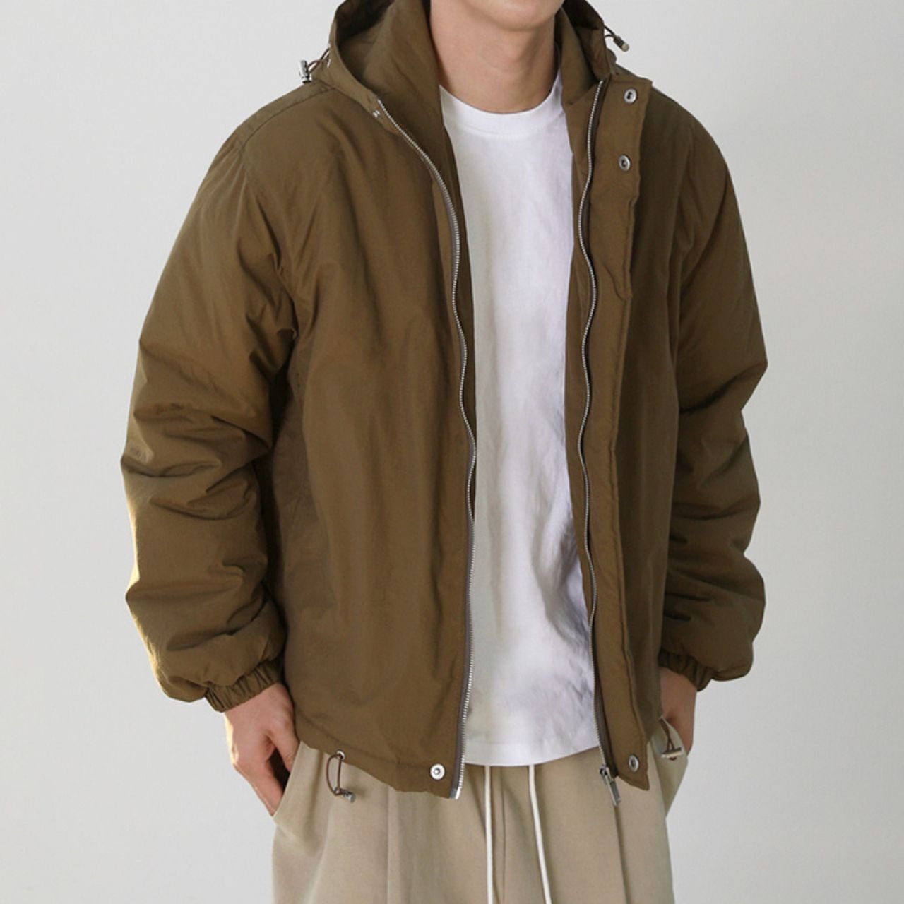 ブラウンウォームブルゾン　MT0080347
