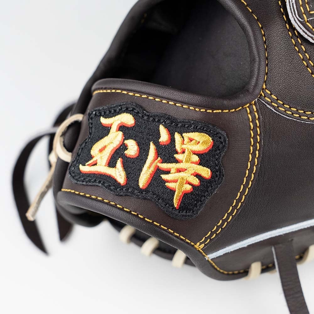 【硬式】玉澤 DELUXE 外野グローブ TUG-92DX型(ブラックブラウンxカンタマラベル)_05