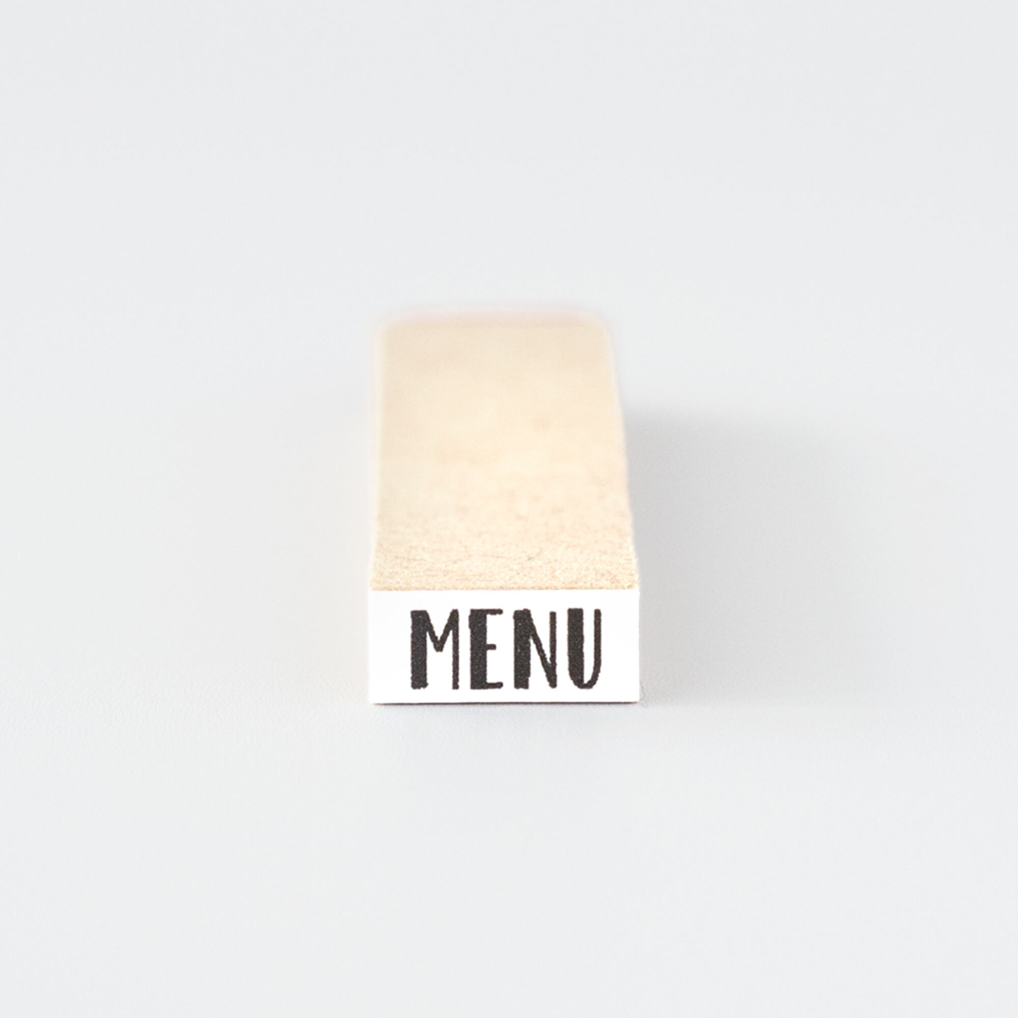 【小さな文字】MENU_メニュー | はんこ