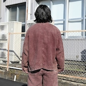 ANACHRONORM / FADED SULFUR DYED LINEN UTILITY JACKET