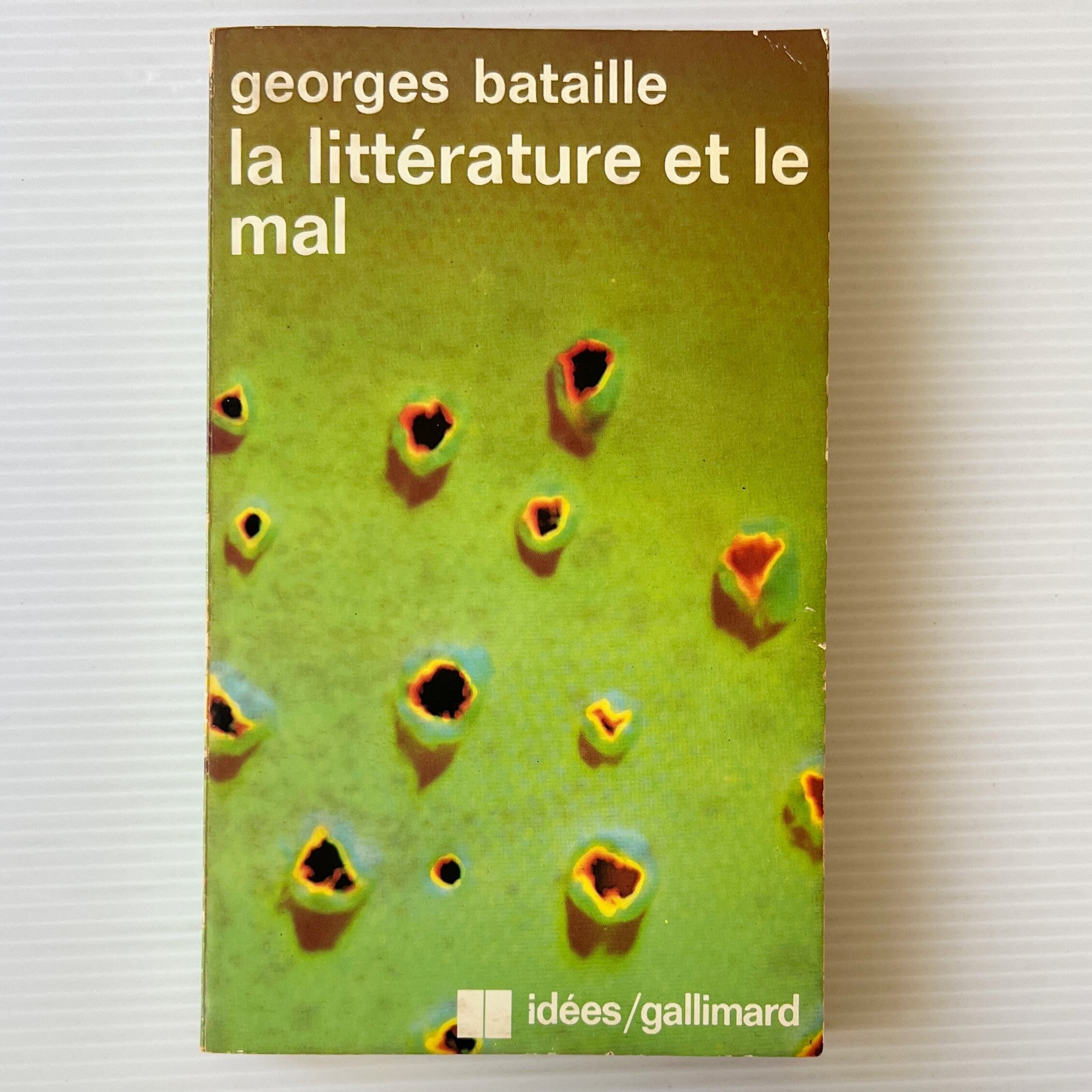 La litterature et le mal <Collection Idees> 文学と悪 / Georges Bataille ジョルジュ・バタイユ / Gallimard