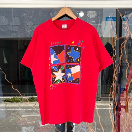 【Sz:XL】90s 『Texas』 FRUIT OF THE LOOM Tシャツ