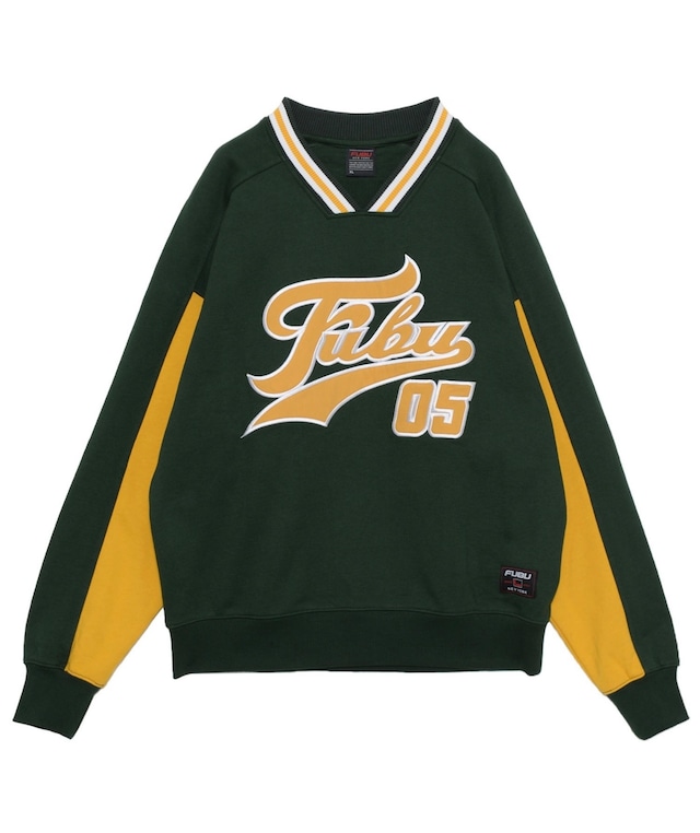 【FUBU】V neck Sweat Shirts