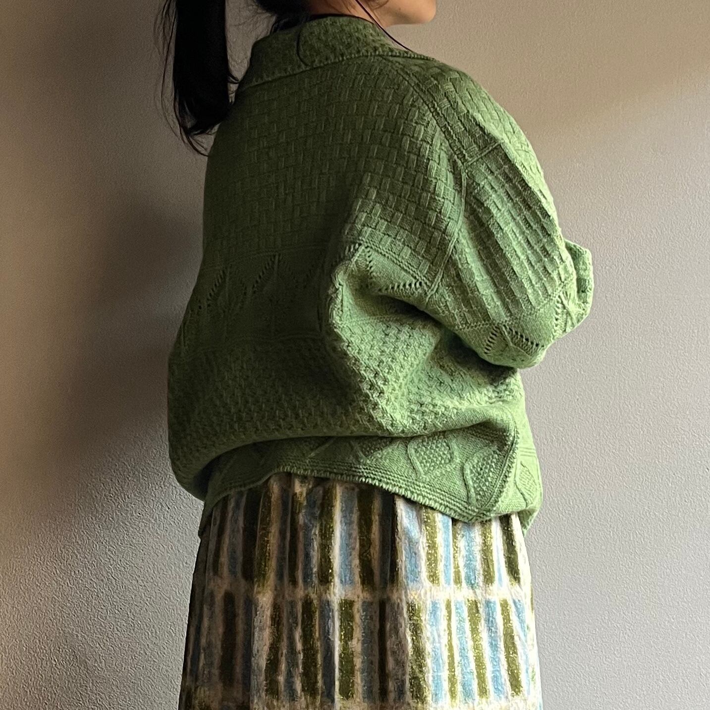 ASEEDONCLOUD / アシードンクラウド Sankayo Cable Knit Jacket