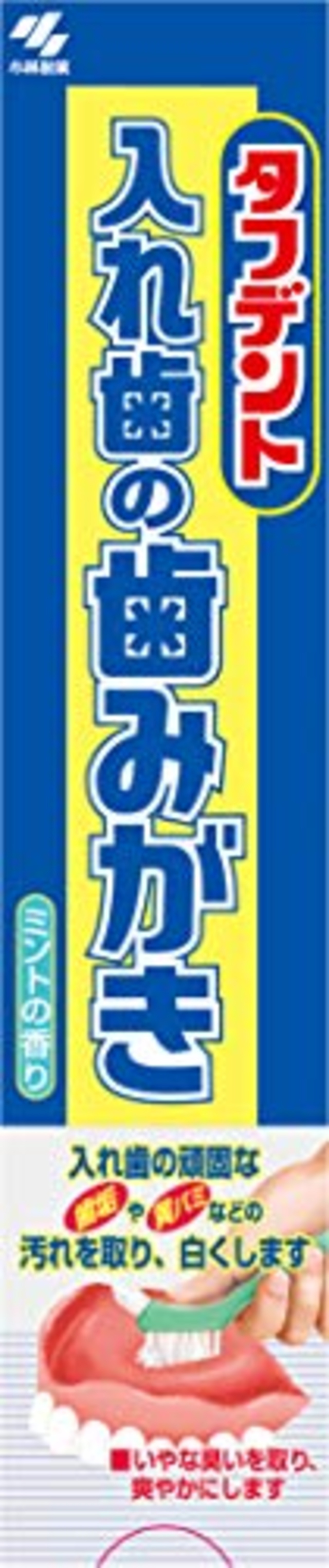 小林製薬 タフデント 入れ歯の専用歯みがき ミントの香り 95ｇ