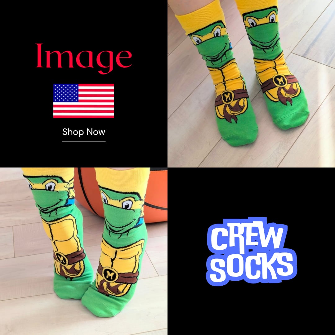 ♧【 crew socks / クルーソックス 】『 セサミストリート 』靴下 / ソックス 〚アメリカン雑貨 アメトイ〛