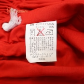【日本製 フラダンス衣装】レッド系 パウスカートショップ パウスカート 赤 黄 パンの木柄 イプ 鮮やか 明るい アロハ イエロー系 フラダンス 衣装 パウスカート ハワイアンプリント カラフル おしゃれ 大人用 レディース ウエストゴム