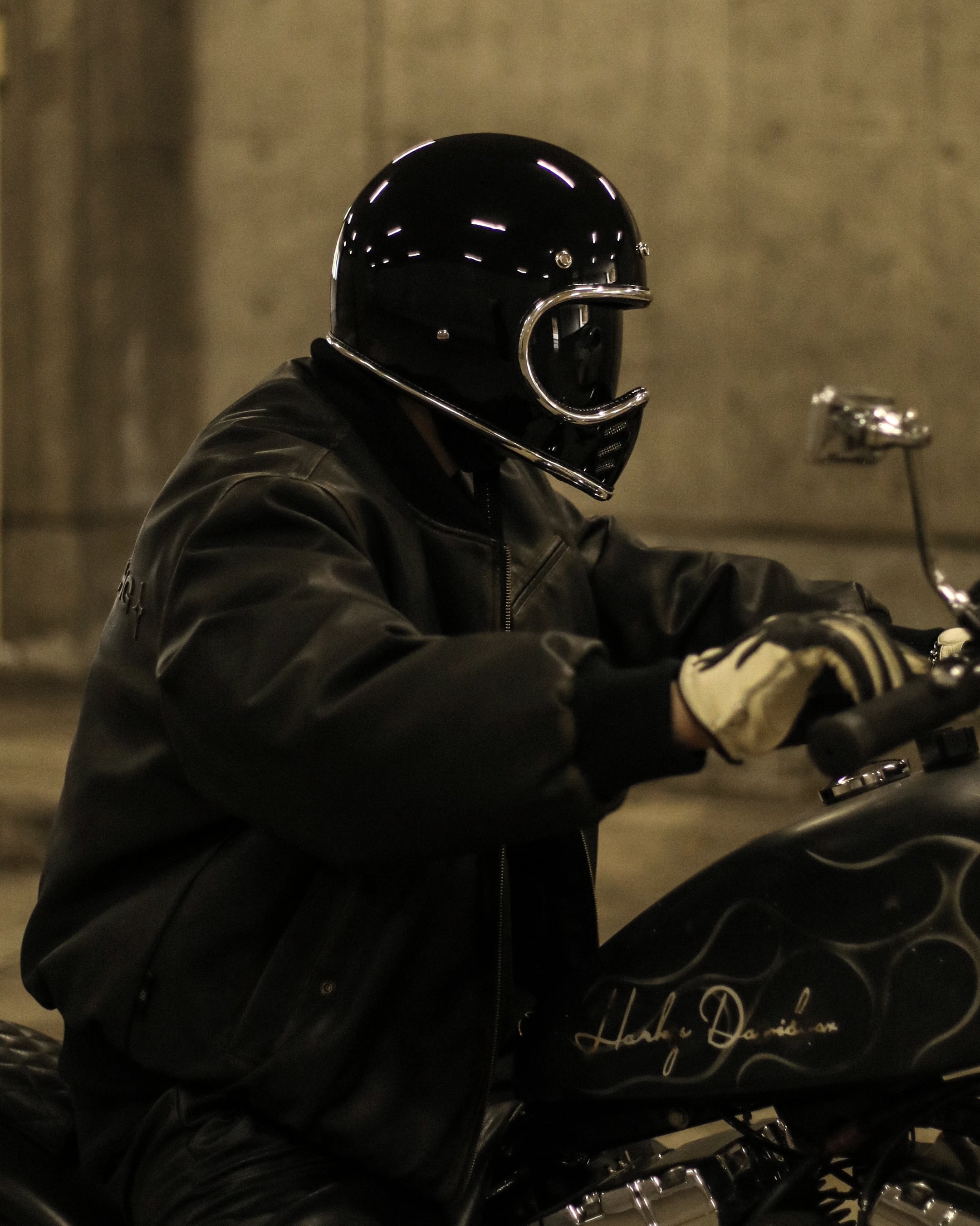 国内送料無料】VINTAGE SMALL FULL HELMET | BARYFROMTHENORM