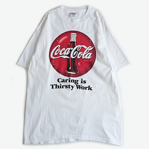 Hanes ヘインズ coca cola コカコーラ 両面プリント 半袖 Tシャツ 古着 used no.1