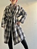 70-80s Vintage Flannel Plaid Robe