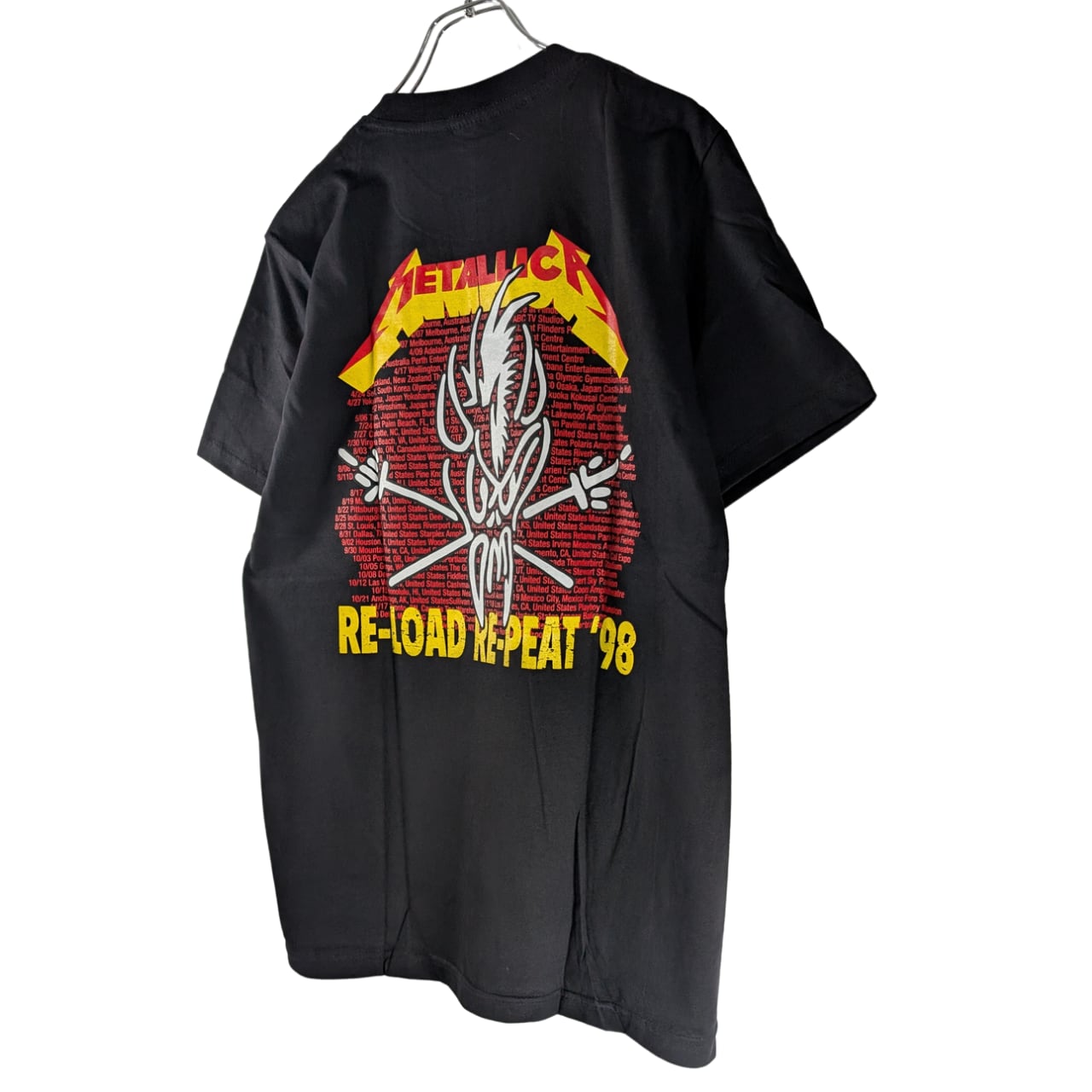 AQNR 1スタ 白 バンド Tシャツ メタリカ METALLICA おじいちゃん 90s 
