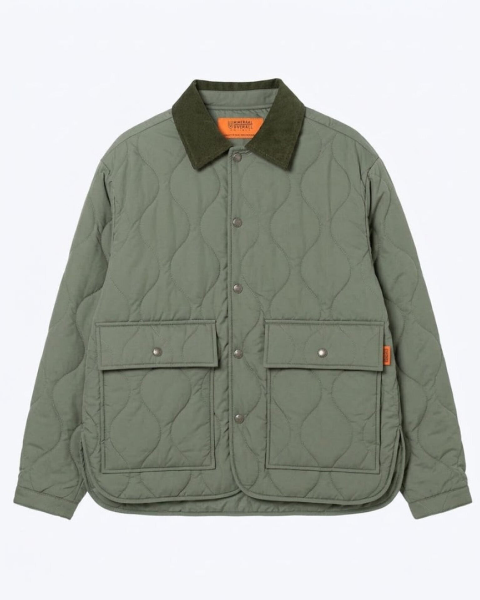 【UNIVERSAL OVERALL】QUILT HALF COAT / EGREEN / U2632523