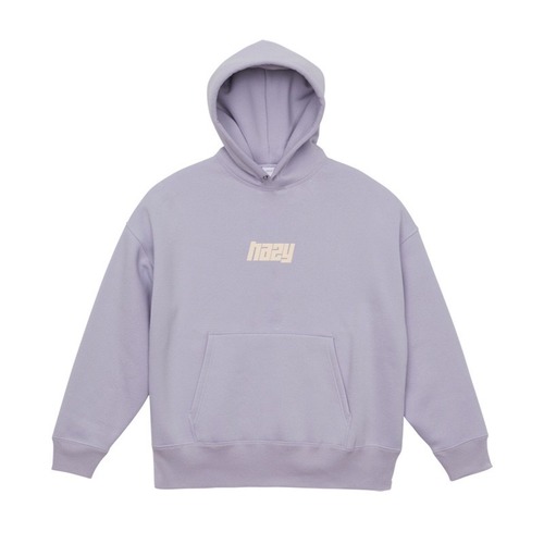 hazy Medium Logo Big Silhouette Hoodie ( Frost Purple )