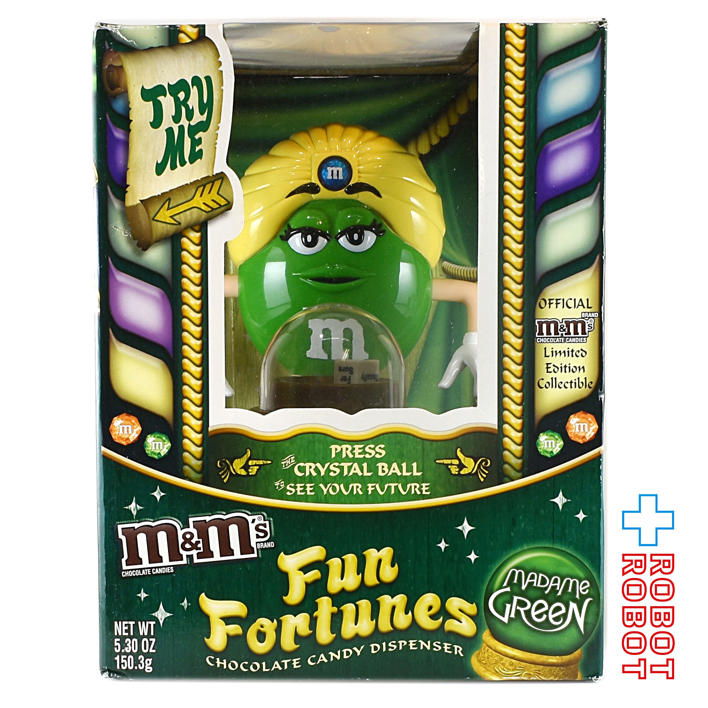 新品m&m's Fun Fortunes Madame Greenディスペンサー