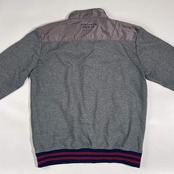 crocodile sports クロコダイル スポーツ 切替デザイン ジャケット ブルゾン L/グレー系 メンズ スタジャン風