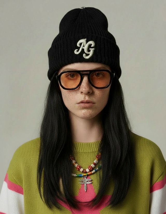 AG | Concho Knit Cap / Black