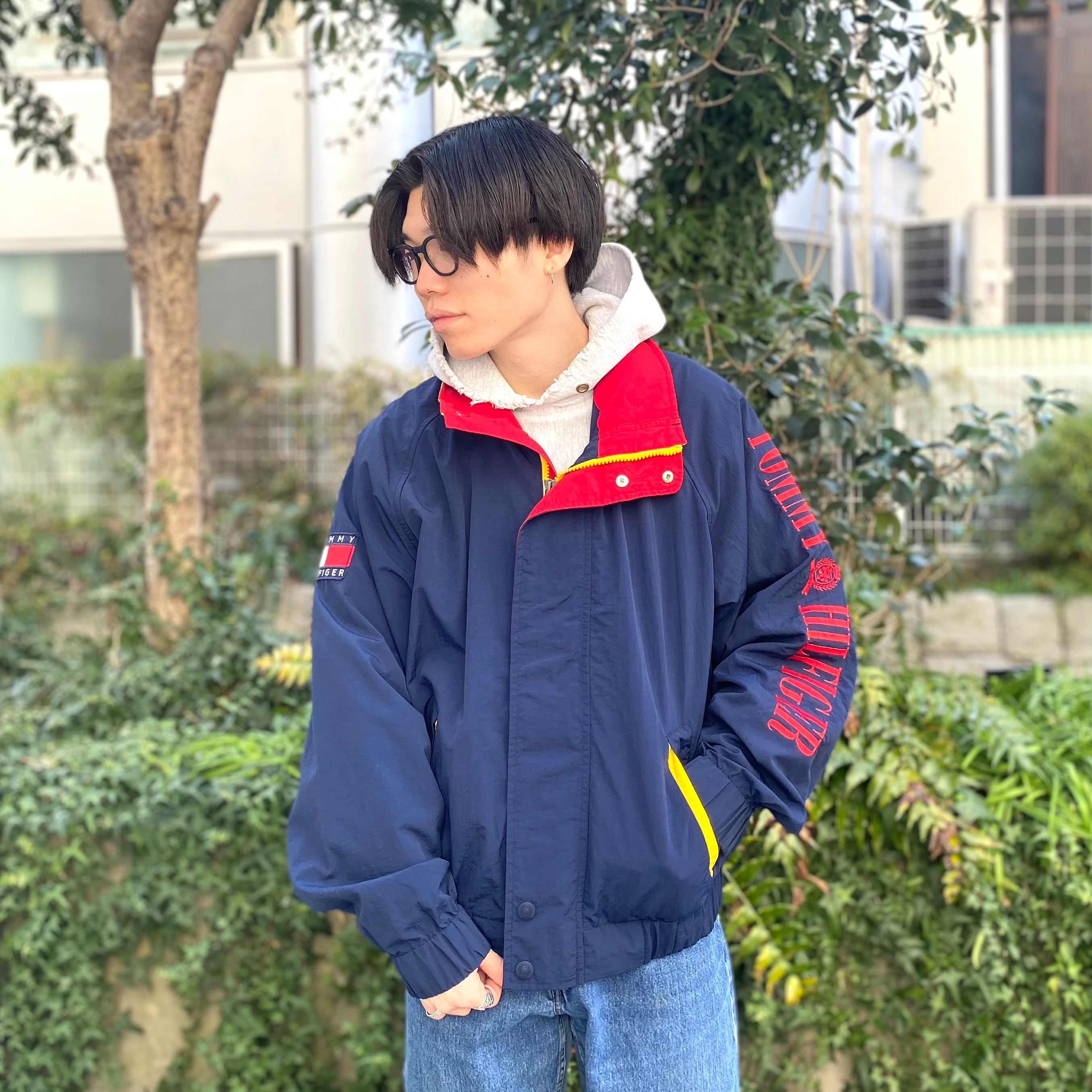 90s TOMMY HILFIGER トミーヒルフィガー セイリング ジャケット