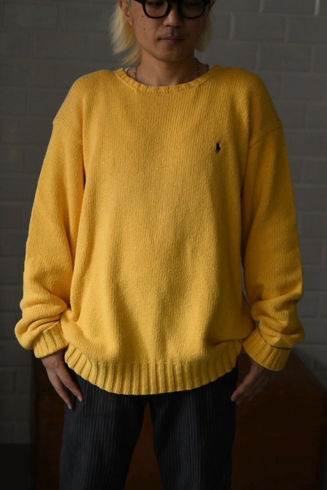 OK/90's "polo by Ralph Lauren" cotton knit