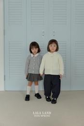 LALALAND 26/SS (Kids)Classic ribbed cardigan