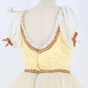 バレエ 衣装 チャコット Chacott 日本製 ロマンティックチュチュ ワンピース ドレス イエロー系 ホワイト系 黄色 アイボリー ジュニア 子供 花柄 レース 発表会 コンクール ダンス おしゃれ 可愛い ガーリー かわいい 衣装用 ジュニアサイズ 舞台衣装 発表会衣装