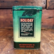 1940s ホリデー パイプミクスチャー ヴィンテージ タバコ缶 HOLIDAY PIPE MIXTURE Vintage Tobacco Tin T-761