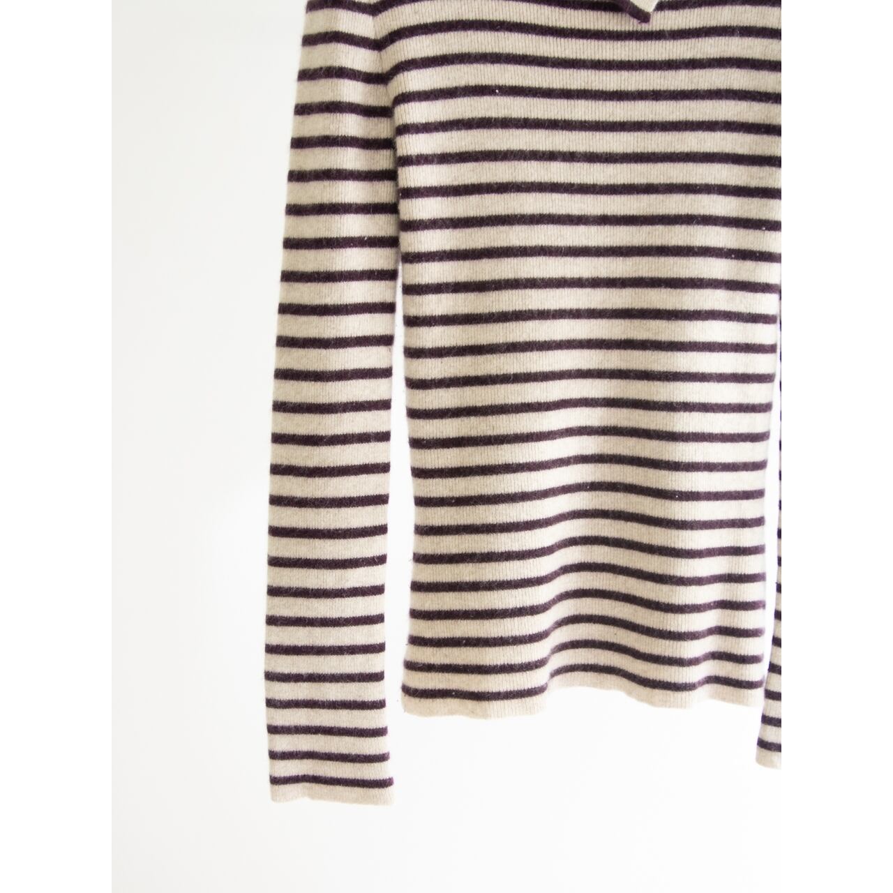 【Unknown Brand】Cashmere Border Sweater（カシミヤボーダーセーター ニット）