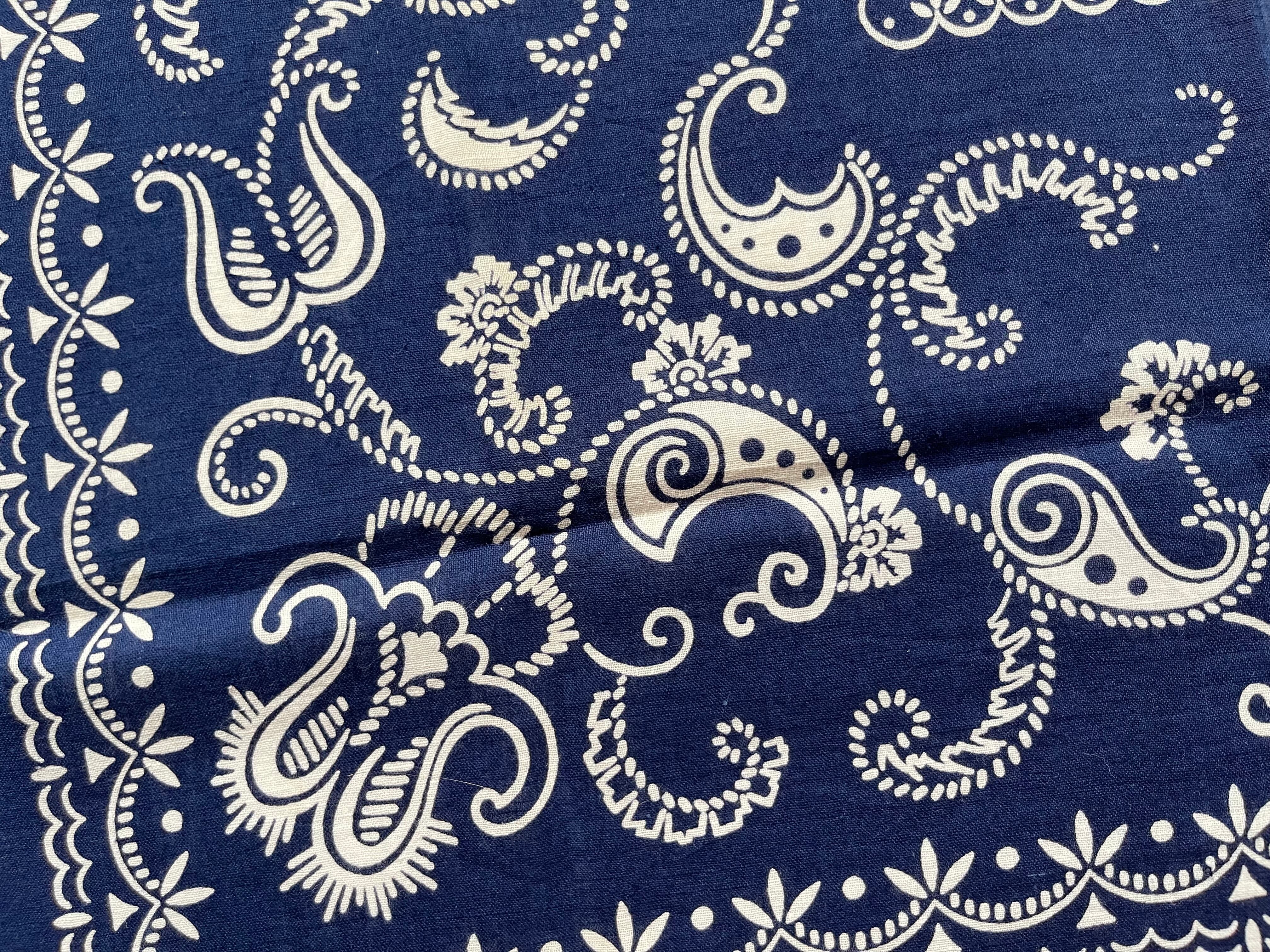 大判！】 1940s~ 下鼻エレファントブランド ヴィンテージ バンダナ