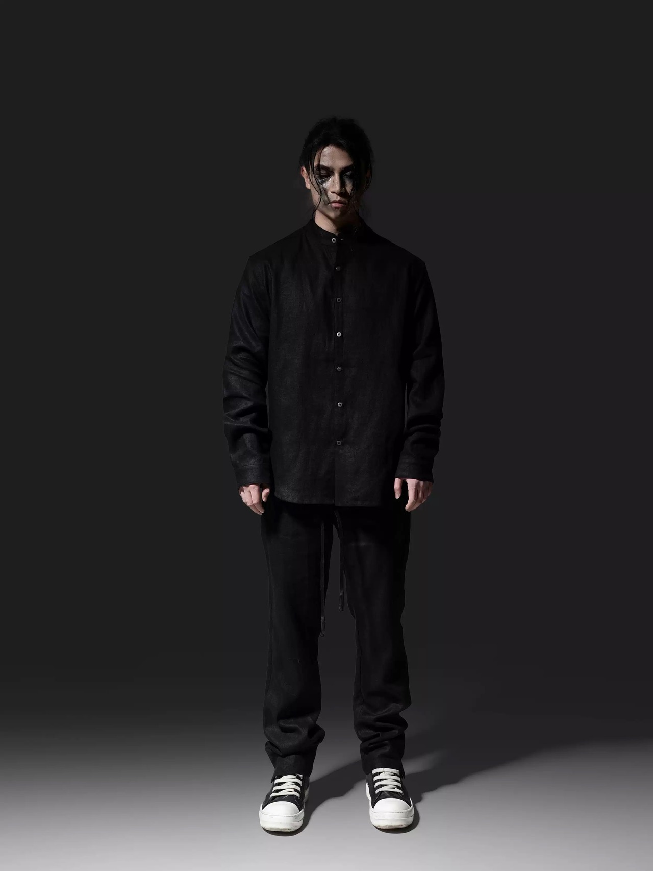 BH 26SS「ハーミット」立体裁断スリムフィットリネンシャツ