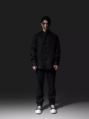 BH 26SS「ハーミット」立体裁断スリムフィットリネンシャツ