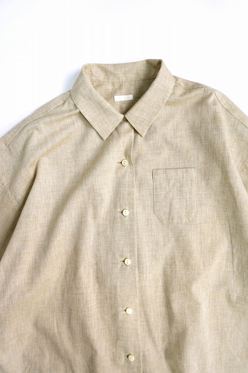 OG Co. Li. Chambray Open Collar Shirt