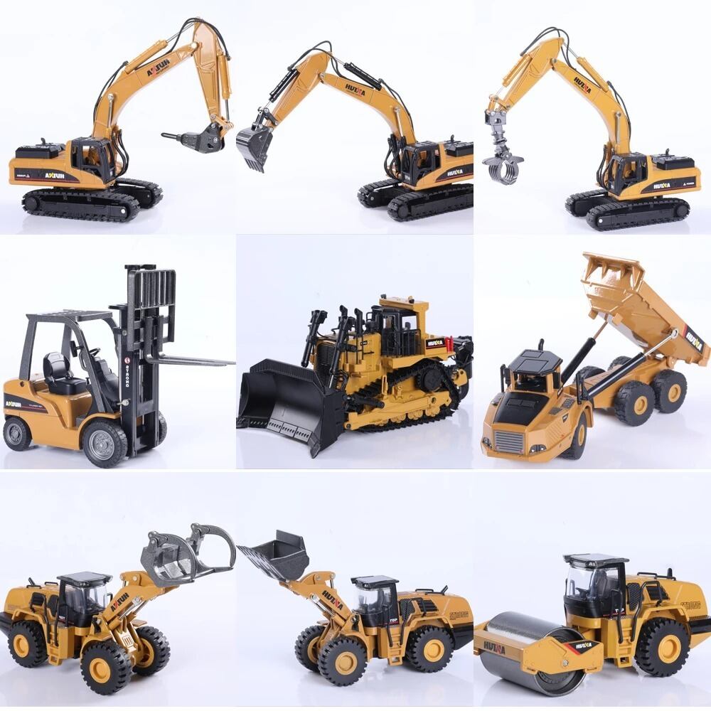 HUINA ホイールローダー Wheel Loader トラクターショベル タイヤ