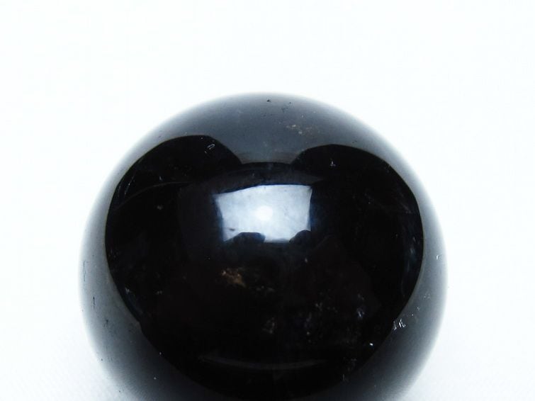 黒水晶 丸玉 34mm モリオン スフィア 置物 一点物 141-8235 | 天然石