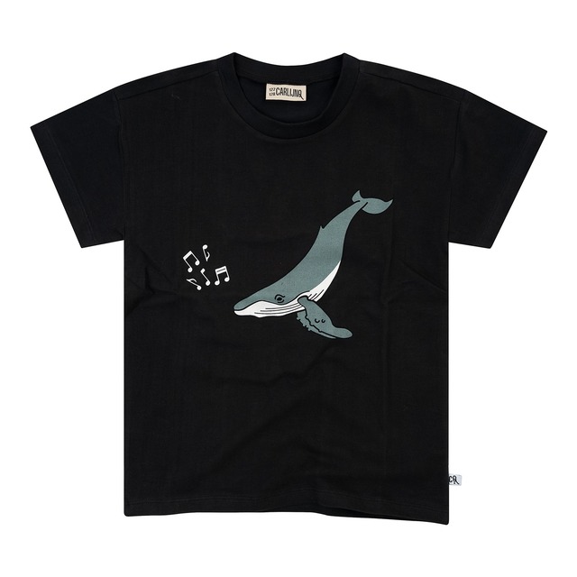 【22SS】カーラインク(CARLIJNQ)WHALE T-SHIRT  WT PRINT　Tシャツ　クジラ